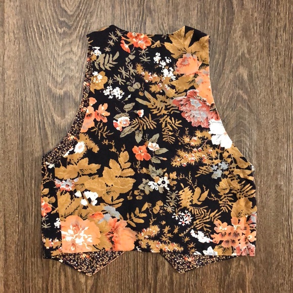 Vintage Handmade Reversible Floral Vest - Picture 9 of 16